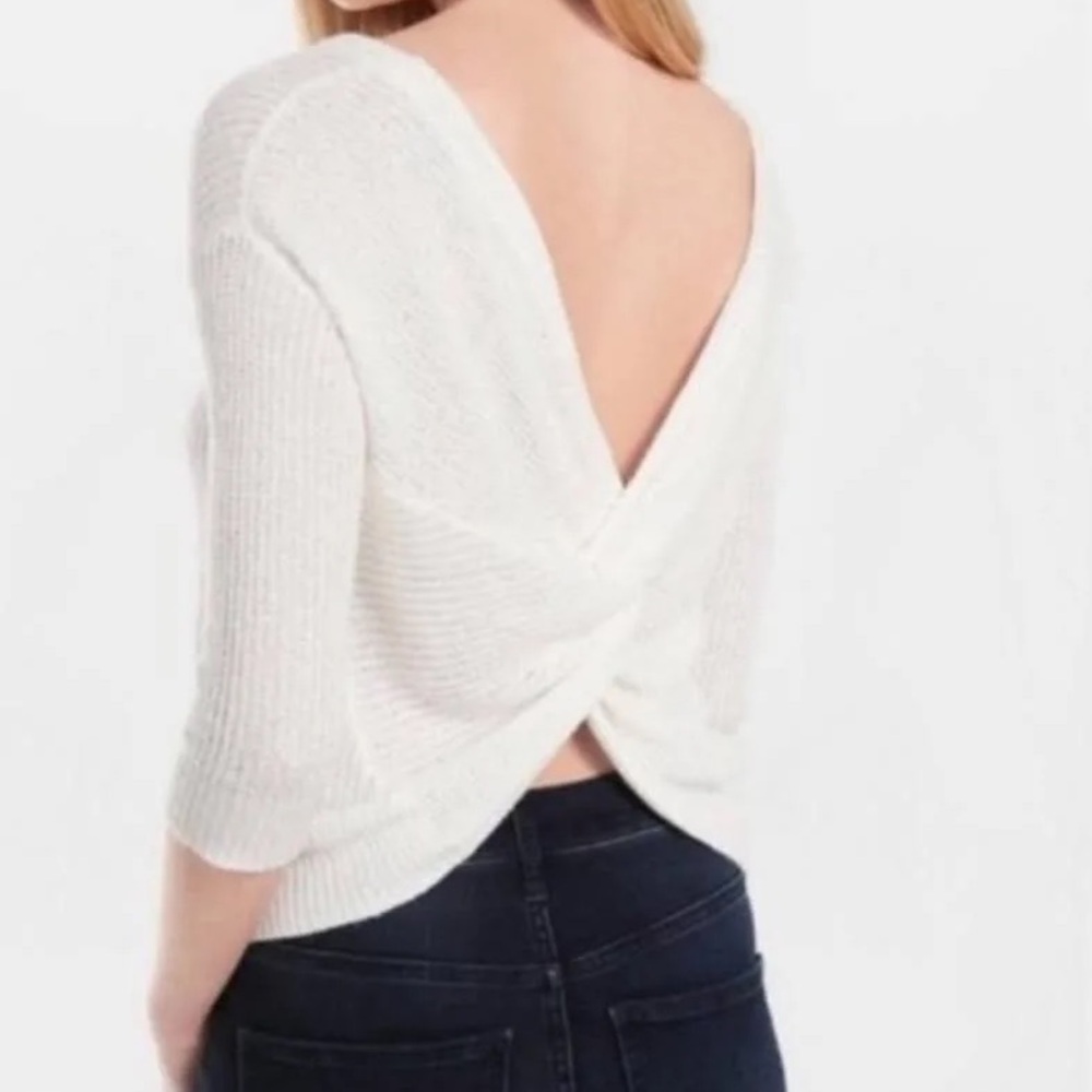 NEW* EXPRESS Twist Back Sweater | Medium - Picture 5 of 5